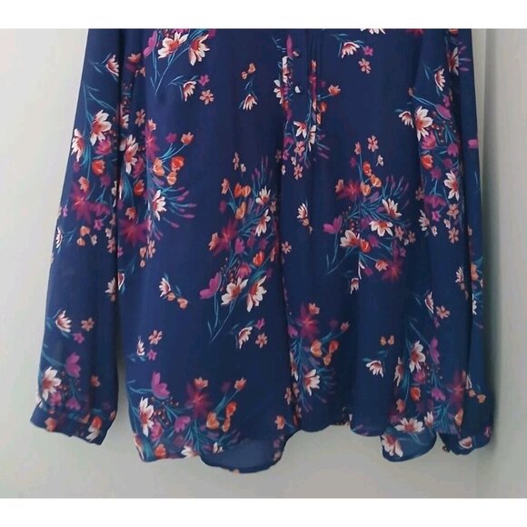 Torrid Floral Peasant Blouse - Picture 4 of 10